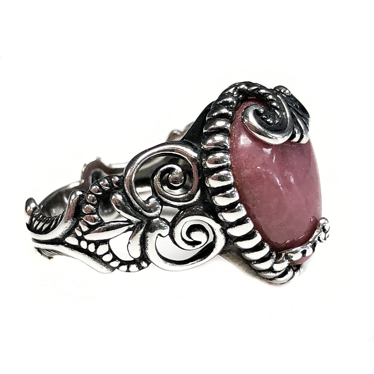 Great Lakes Coin Carolyn Pollack Sincerely Fabulous Silver &amp; Rhodonite Ring
