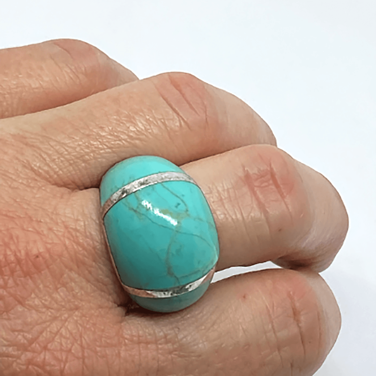 Great Lakes Boutique Silver &amp; Turquoise Ring