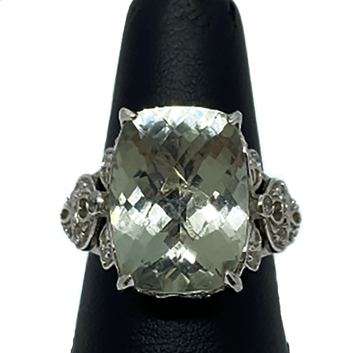 Great Lakes Boutique Silver &amp; Green Quartz Ring