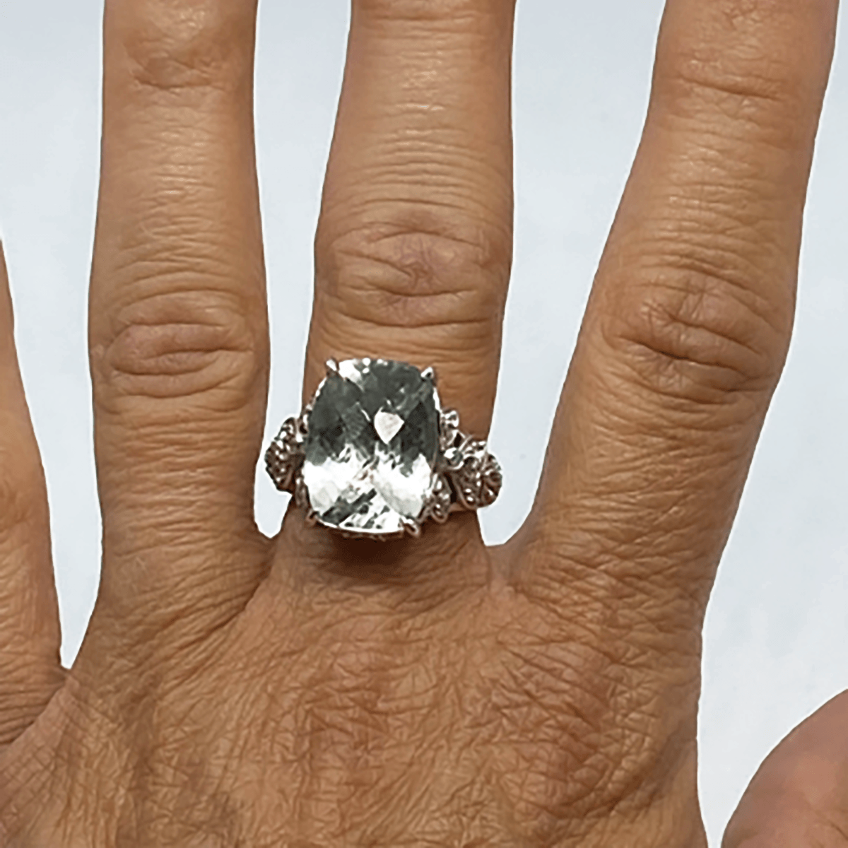 Great Lakes Boutique Silver &amp; Green Quartz Ring