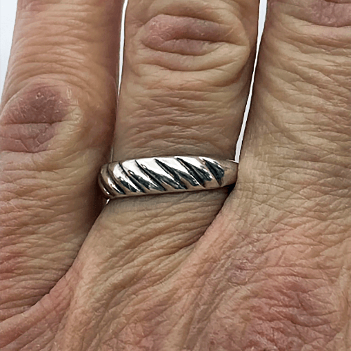 Great Lakes Boutique Silver Croissant Ring