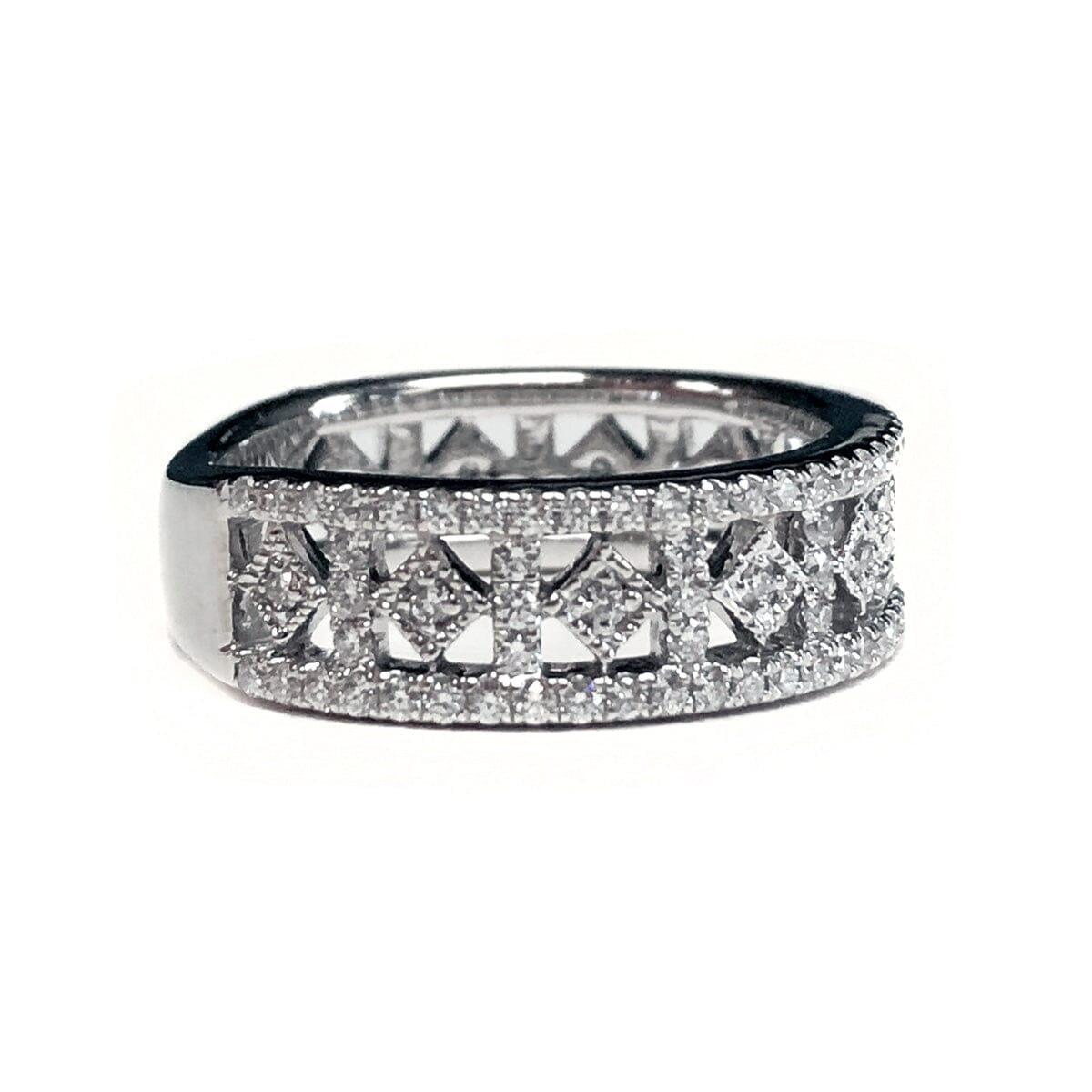 Great Lakes Coin 14 k White Gold Diamond Ring