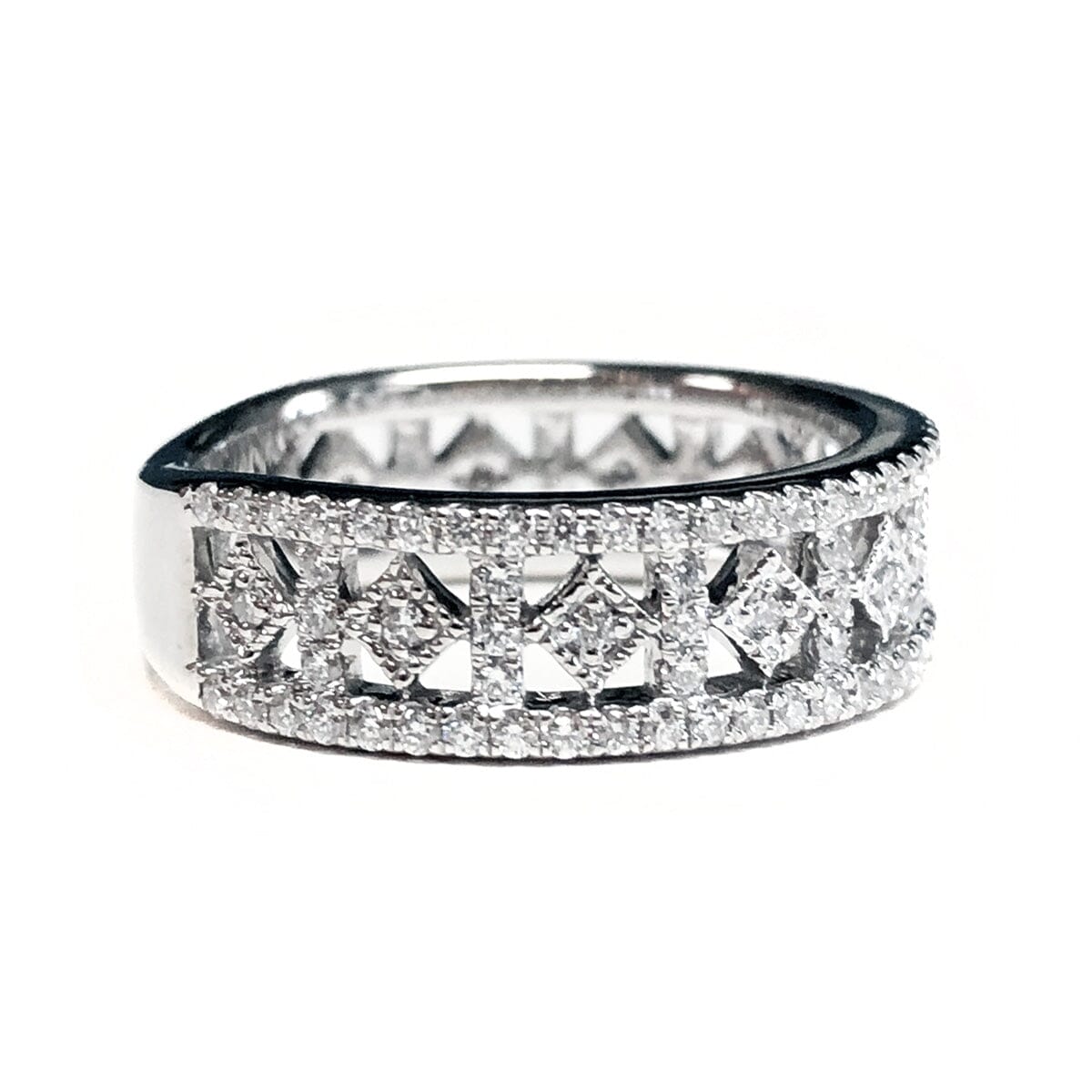 Great Lakes Coin 14 k White Gold Diamond Ring