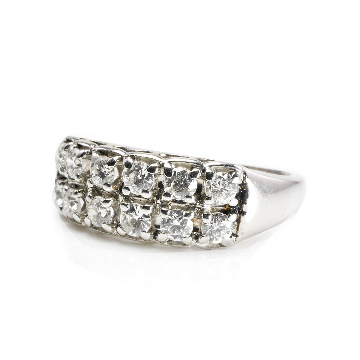 Great Lakes Boutique 14 k White Gold Diamond Ring