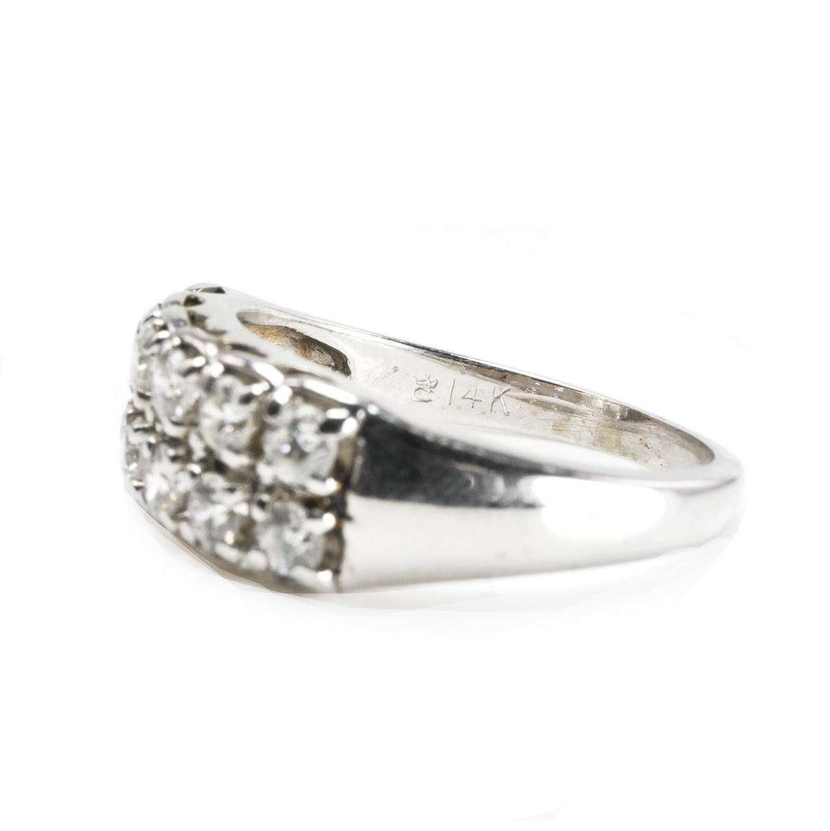 Great Lakes Boutique 14 k White Gold Diamond Ring