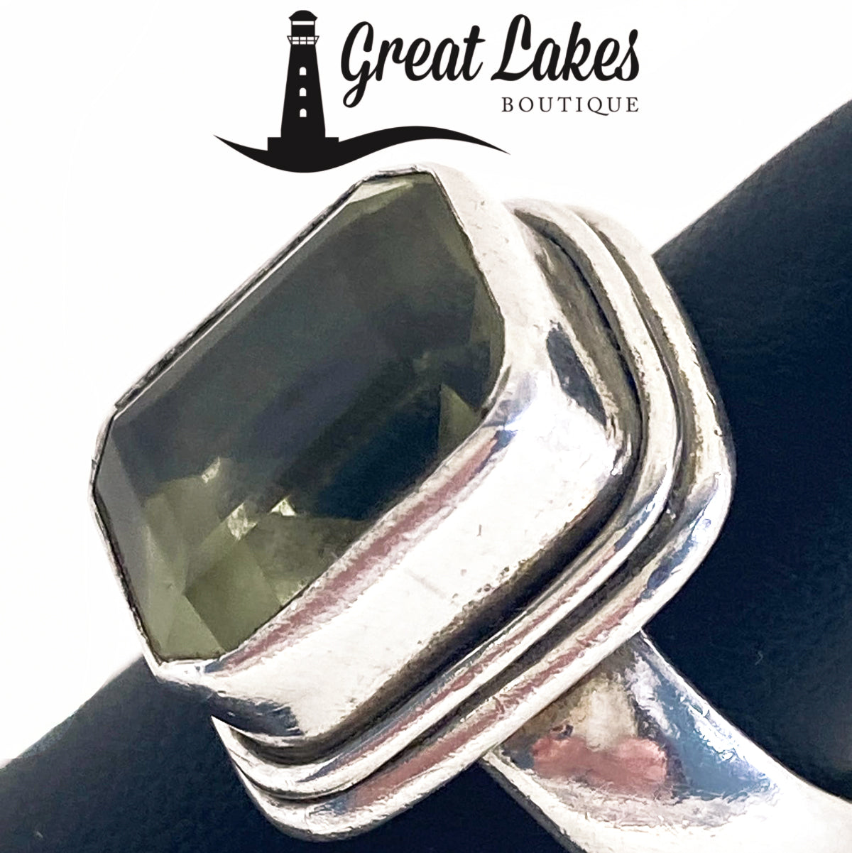 Great Lakes Boutique Silver Citrine Ring