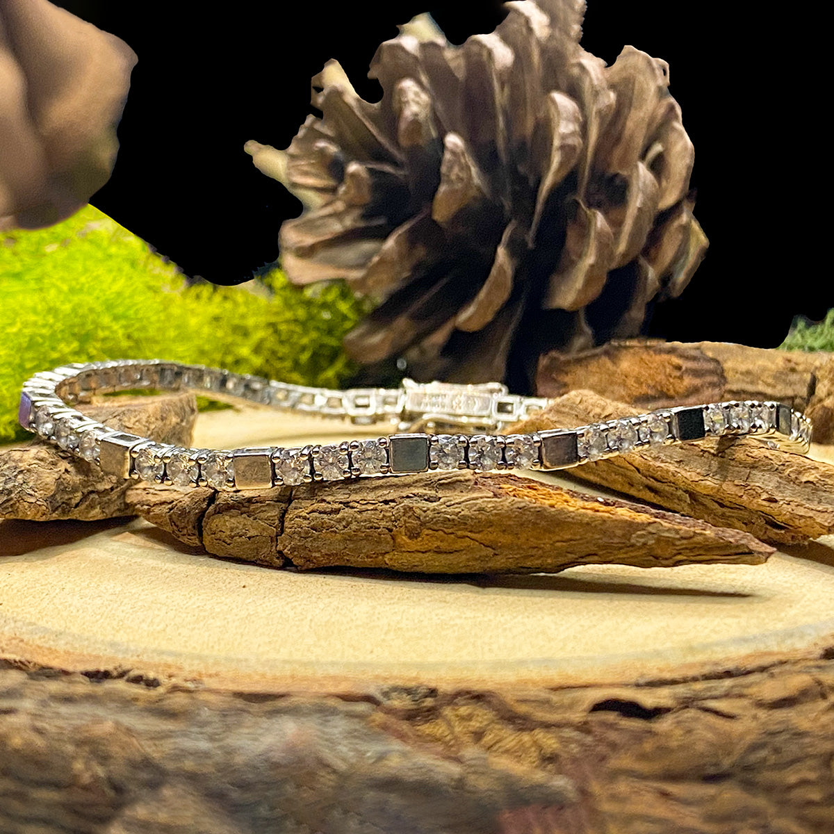 Great Lakes Boutique Silver Tennis Bracelet
