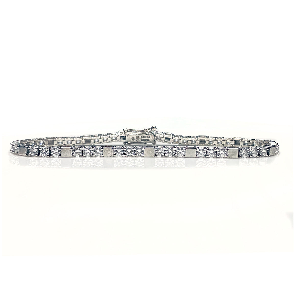 Great Lakes Boutique Silver Tennis Bracelet