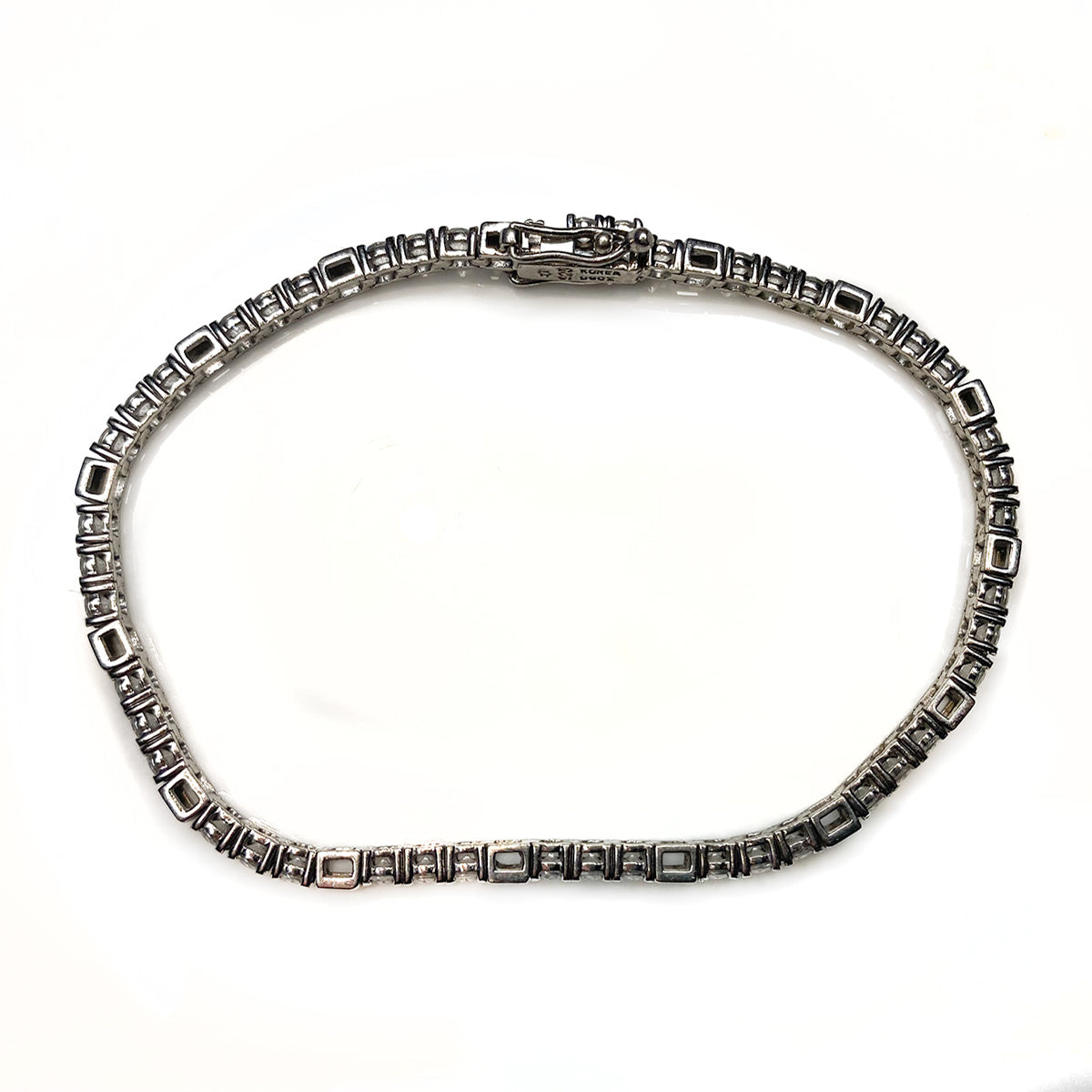 Great Lakes Boutique Silver Tennis Bracelet