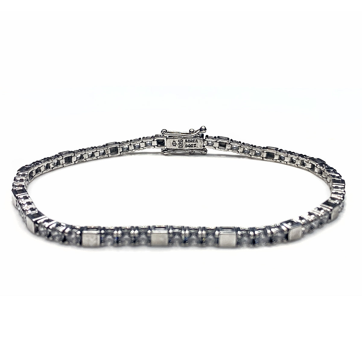 Great Lakes Boutique Silver Tennis Bracelet