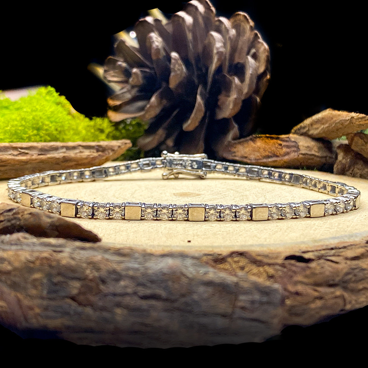 Great Lakes Boutique Silver Tennis Bracelet