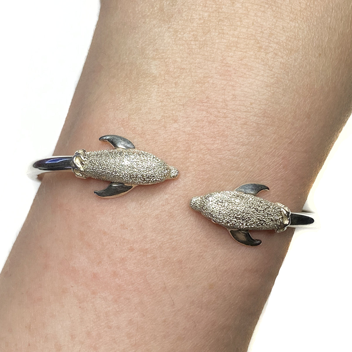 Great Lakes Boutique Silver Dolphin Bangle