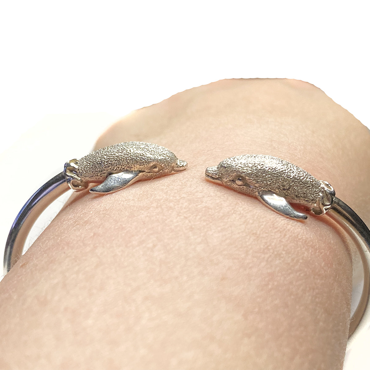 Great Lakes Boutique Silver Dolphin Bangle