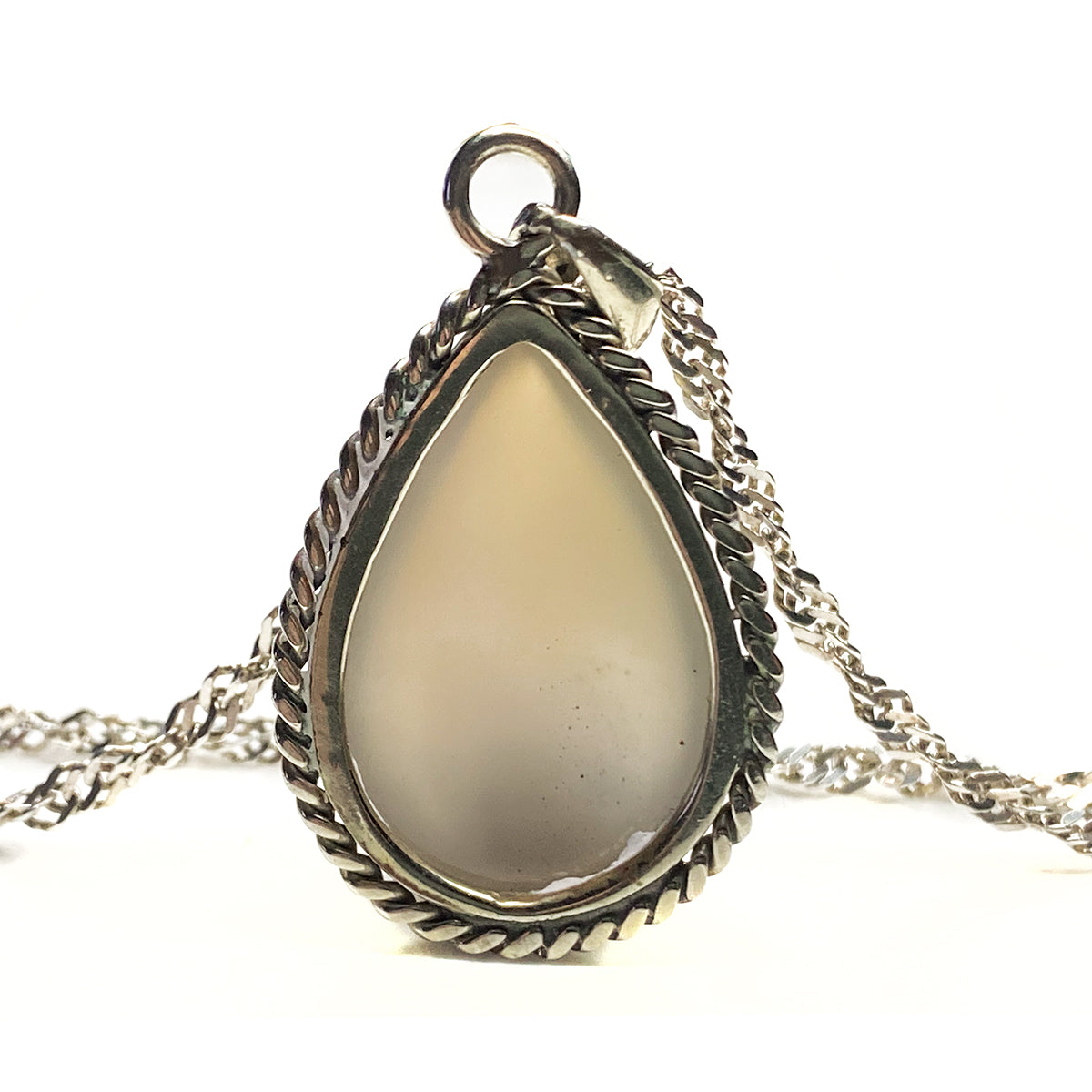 Great Lakes Boutique Silver &amp; Gray Chalcedony Necklace