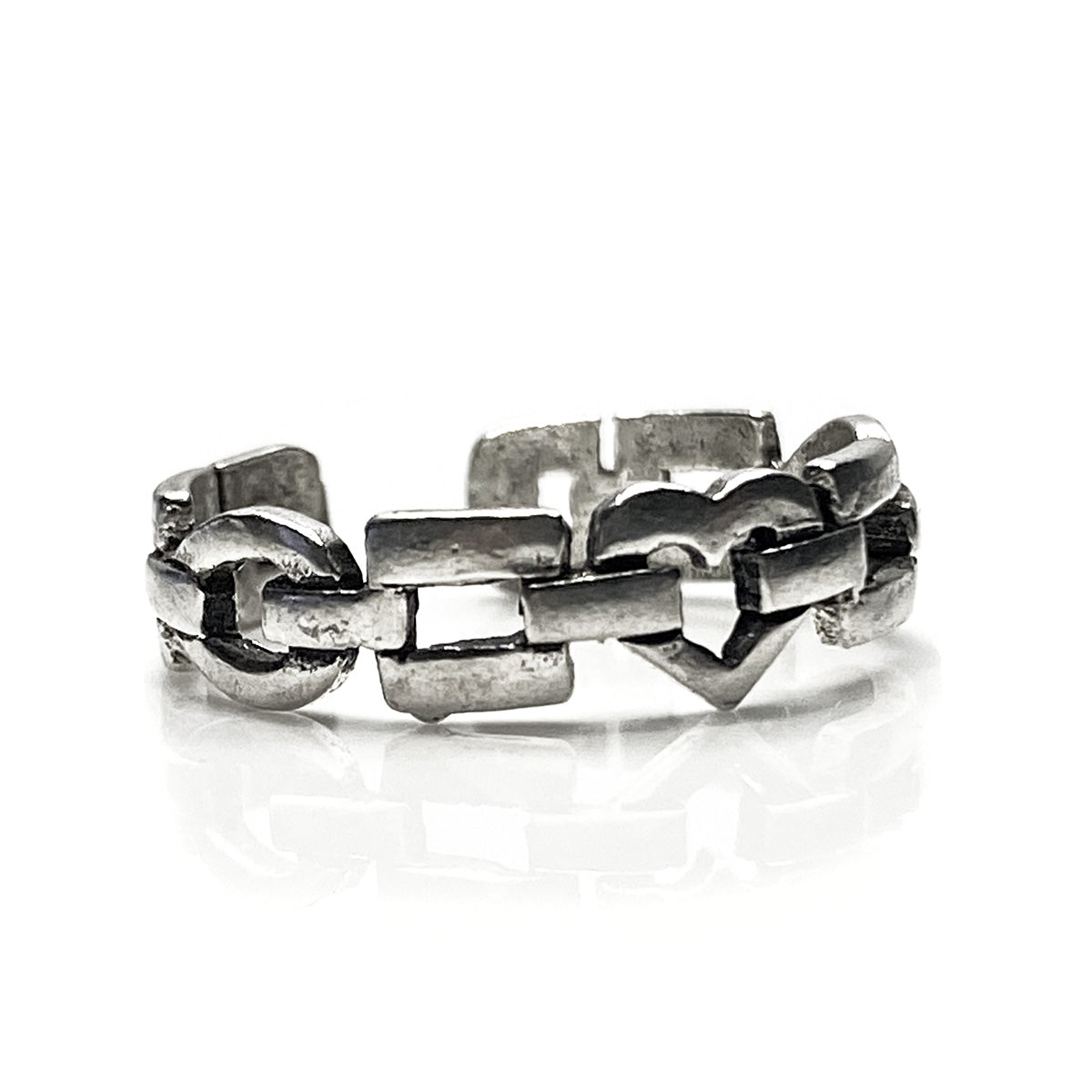Great Lakes Boutique Silver Chain Link Ring