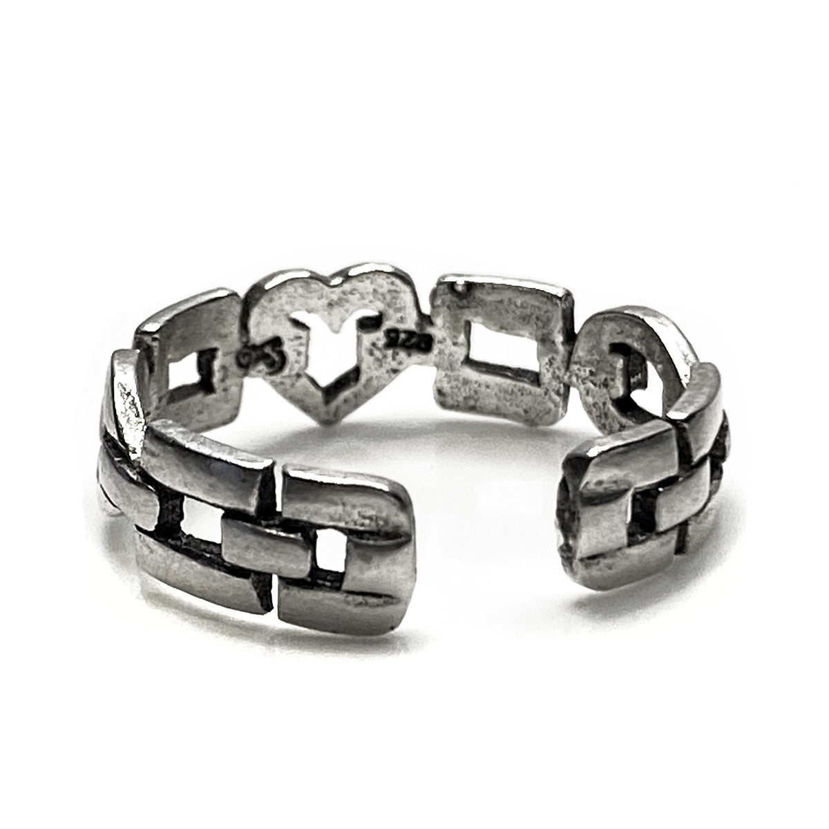 Great Lakes Boutique Silver Chain Link Ring