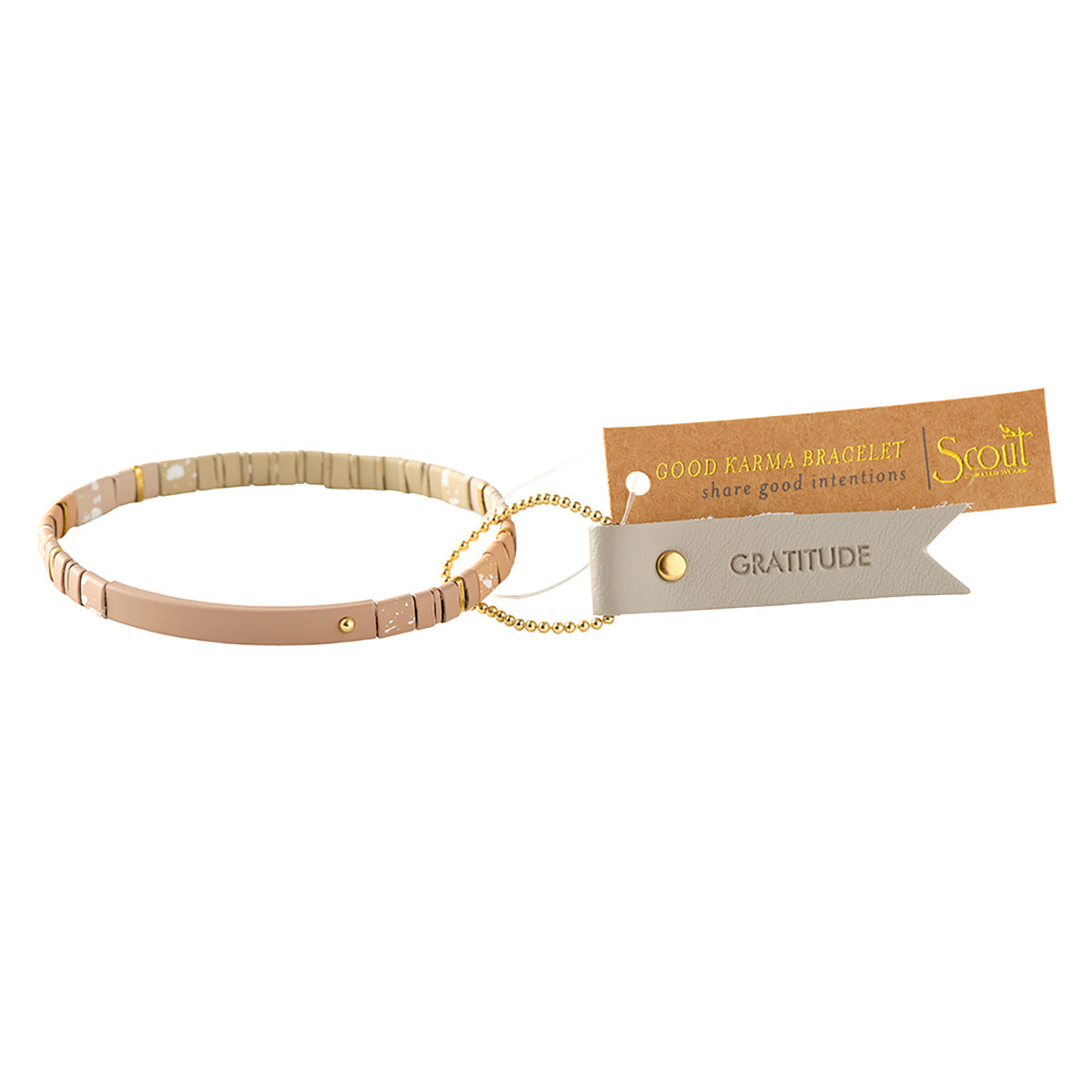 Scout Curated Wears Scout Curated Wears Good Karma Ombre Bracelet Gratitude Fawn &amp; Gold