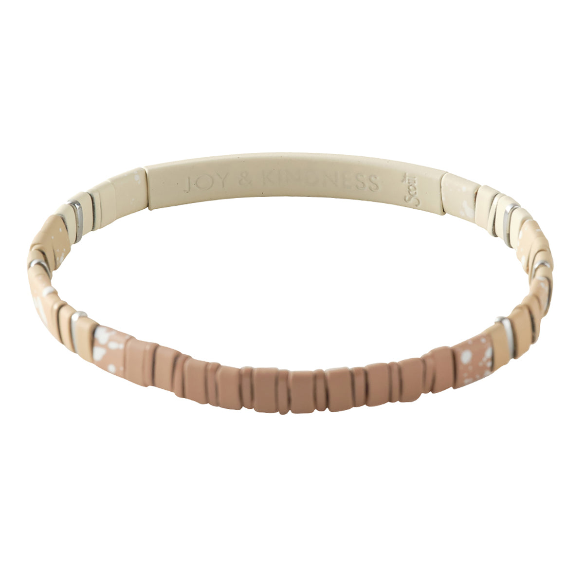 Scout Curated Wears Scout Curated Wears Good Karma Ombre Bracelet Joy &amp; Kindness Ivory &amp; Silver