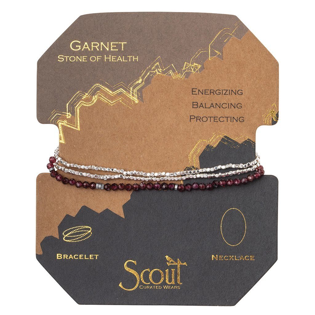 Scout Curated Wears Delicate Stone Garnet (Stone of Health)