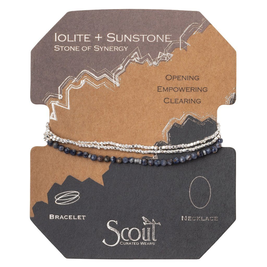 Scout Curated Wears Delicate Stone Iolite &amp; Sunstone (Stone of Synergy)