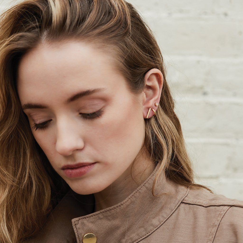 Scout Curated Wears Scarlett Stud Trio Gold