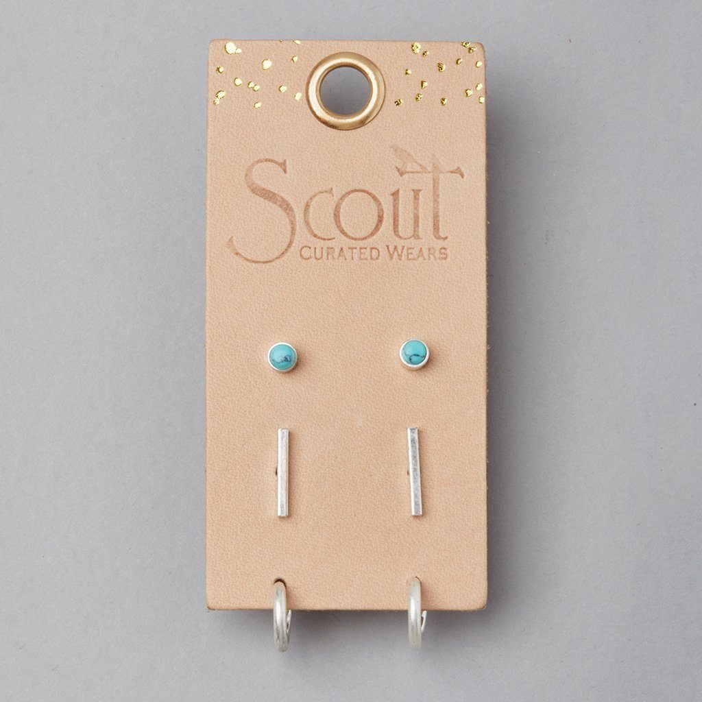 Scout Curated Wears Scarlett Stud Trio Silver