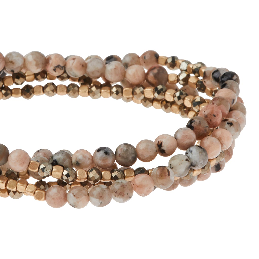 Scout Curated Wears Scout Curated Wears Stone Duo Wrap Set Rhodonite &amp; Pyrite