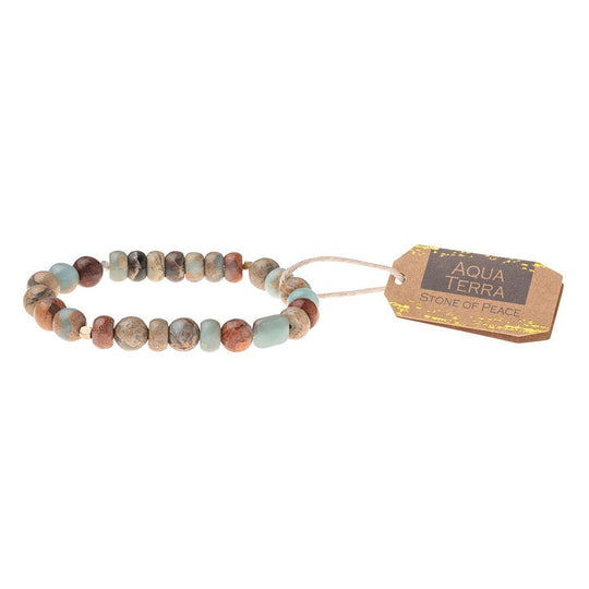 Aqua Terra Stone Bracelet Stone of Peace