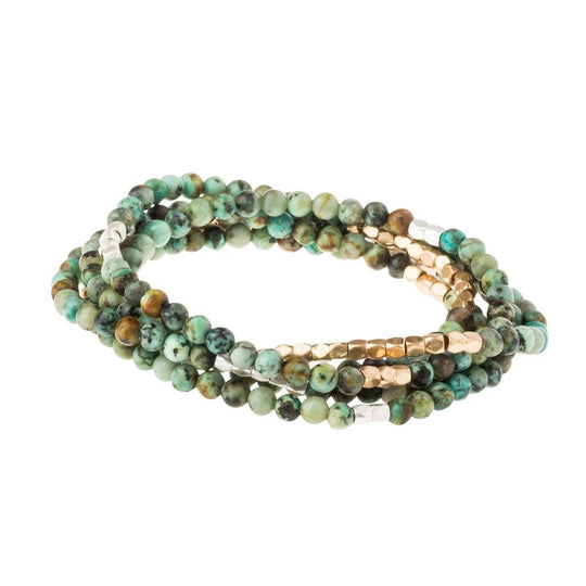 Scout Wrap African Turquoise Stone of Transformation