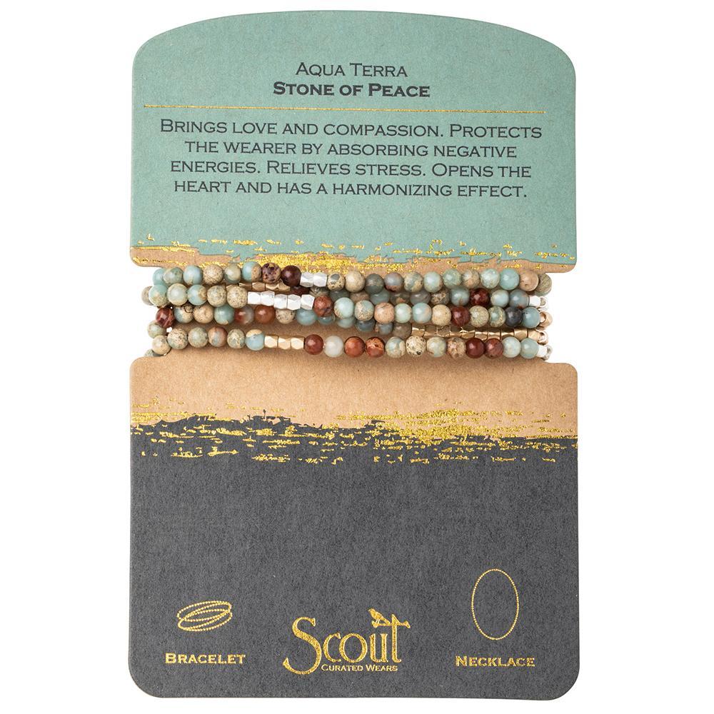 Scout Curated Wears Scout Wrap Aqua Terra Stone of Peace