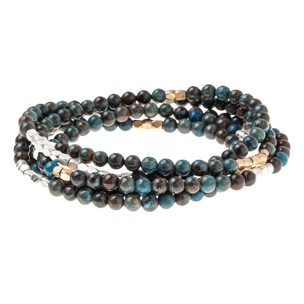 Scout Curated Wears Scout Wrap Blue Sky Jasper Stone of Empowerment