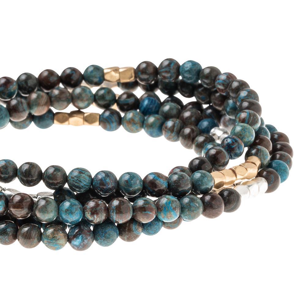 Scout Curated Wears Scout Wrap Blue Sky Jasper Stone of Empowerment
