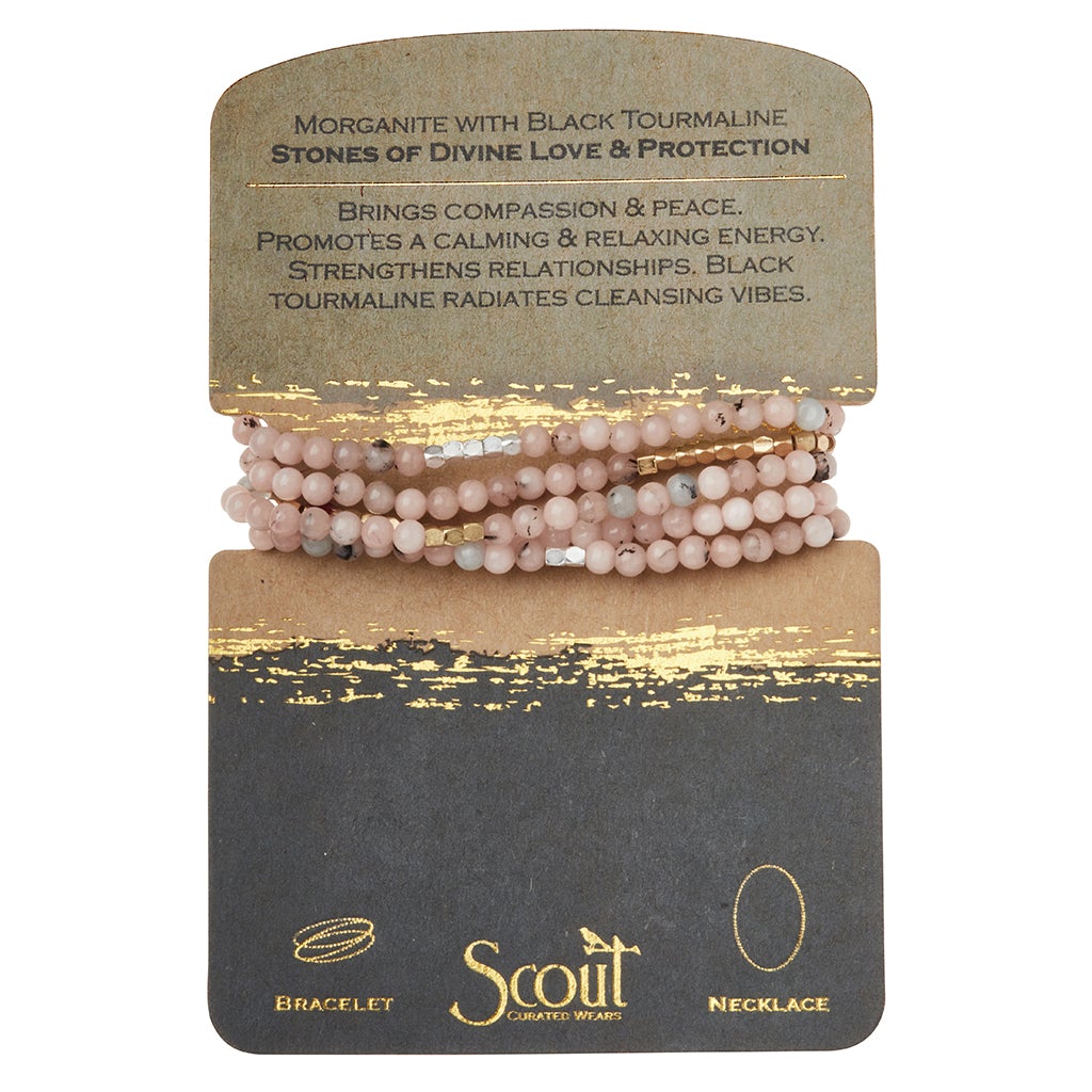 Scout Curated Wears Scout Curated Wears Scout Wrap Lapis Stone of Truth Morganite &amp; Black Tourmaline Stones of Divine Love &amp; Protection
