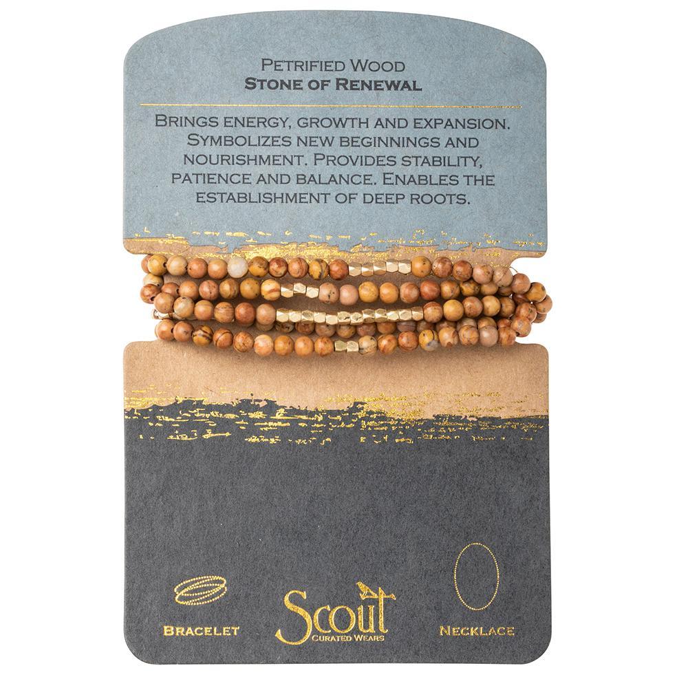 Scout Curated Wears Scout Wrap Petrified Wood Stone of Renewal