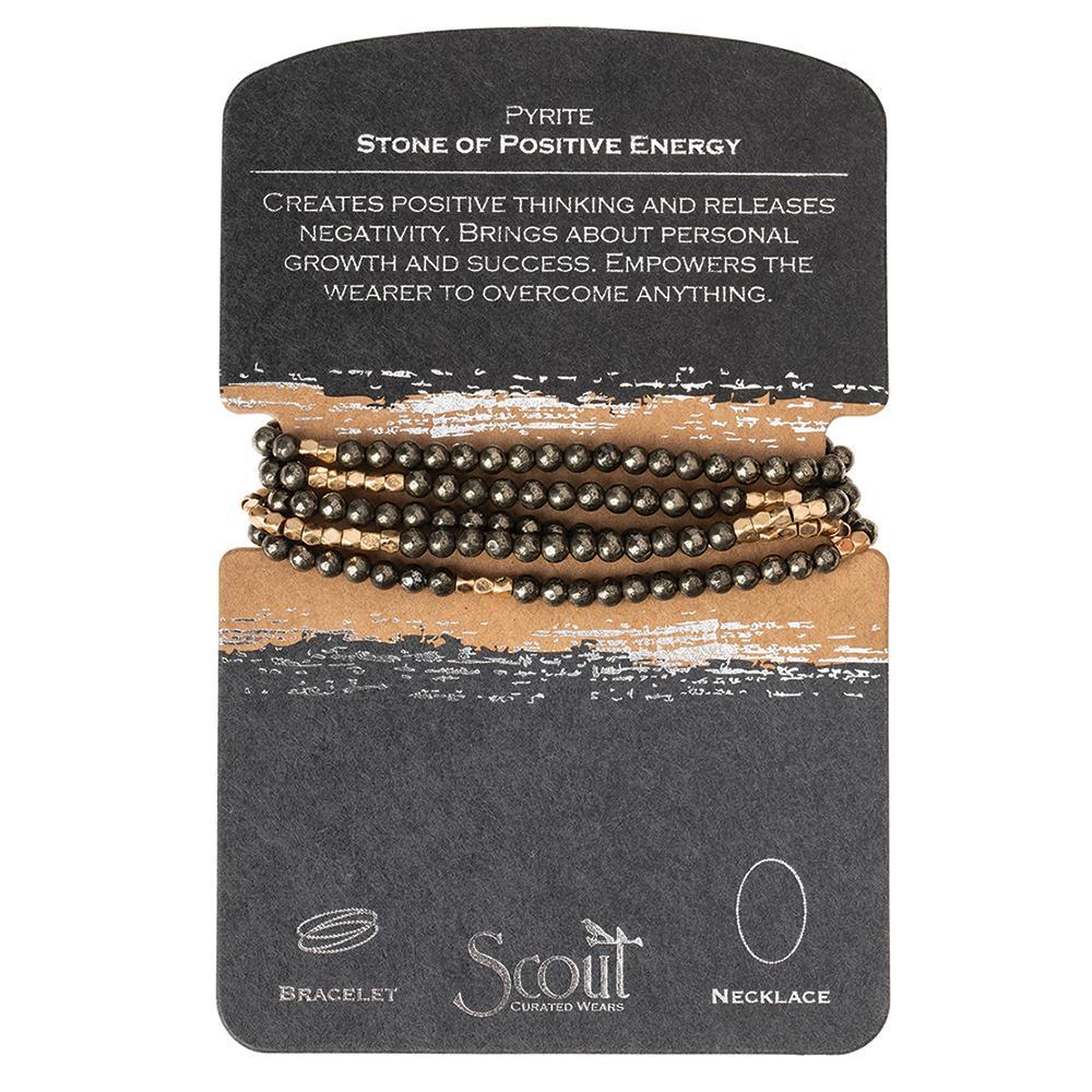 Scout Curated Wears Scout Wrap Pyrite Stone of Positive Energy