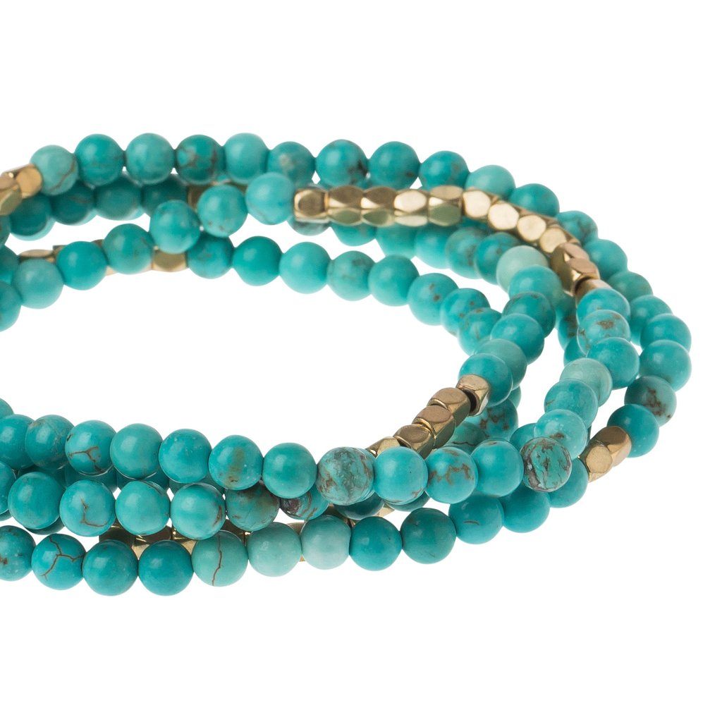 Scout Curated Wears Scout Wrap Turquoise &amp; Gold Stone of the Sky