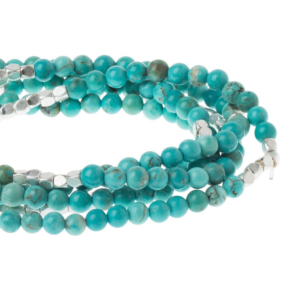 Scout Curated Wears Scout Wrap Turquoise &amp; Silver Stone of the Sky