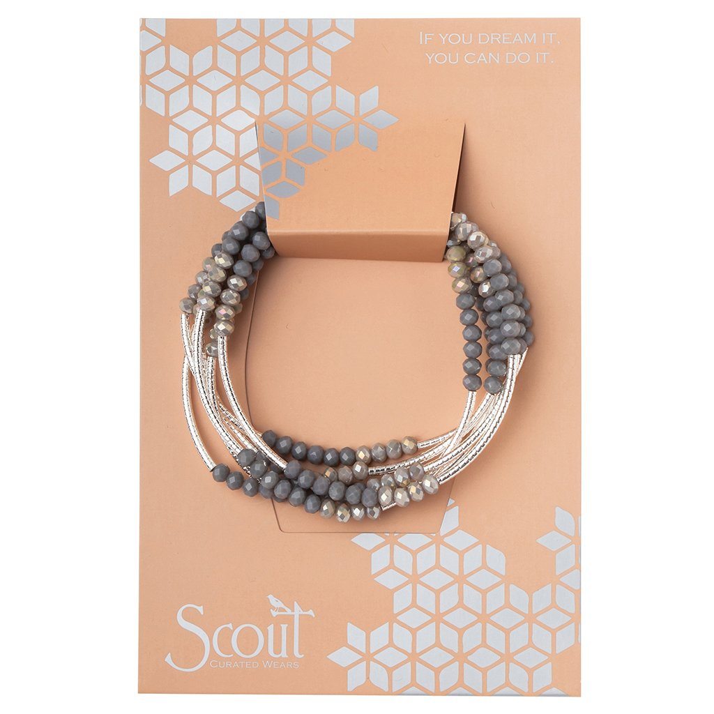 Scout Curated Wears Scout Wrap Dove Gray Multi &amp; Silver