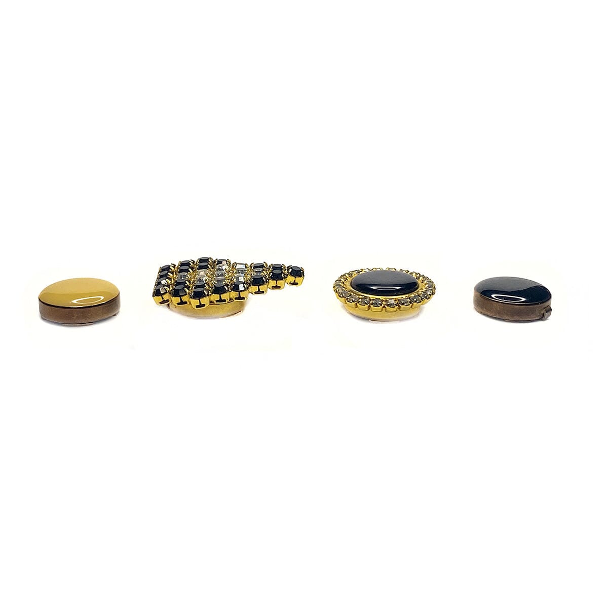 Great Lakes Boutique Crystal and Enamel Button Covers Set