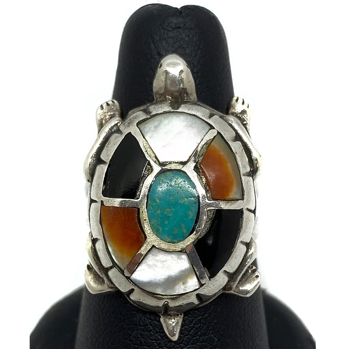 Great Lakes Boutique Native American Silver Turtle Ring