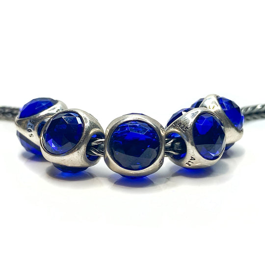 Preloved Pandora Royal Blue Radiant Droplets