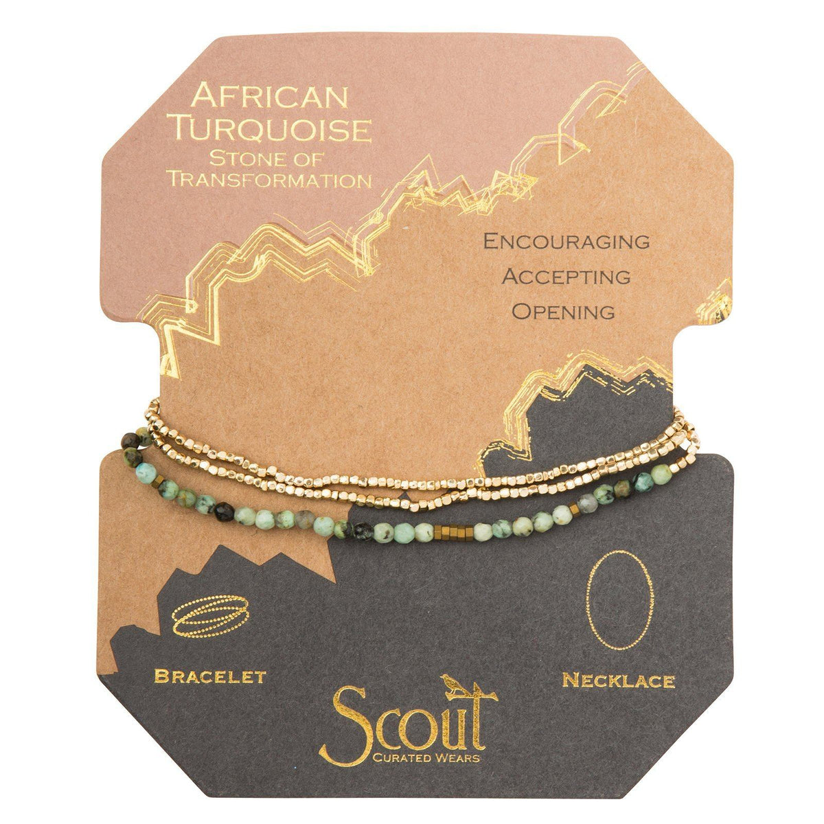 Scout Curated Wears Delicate Stone African Turquoise - Stone of Transformation (1733246648363)