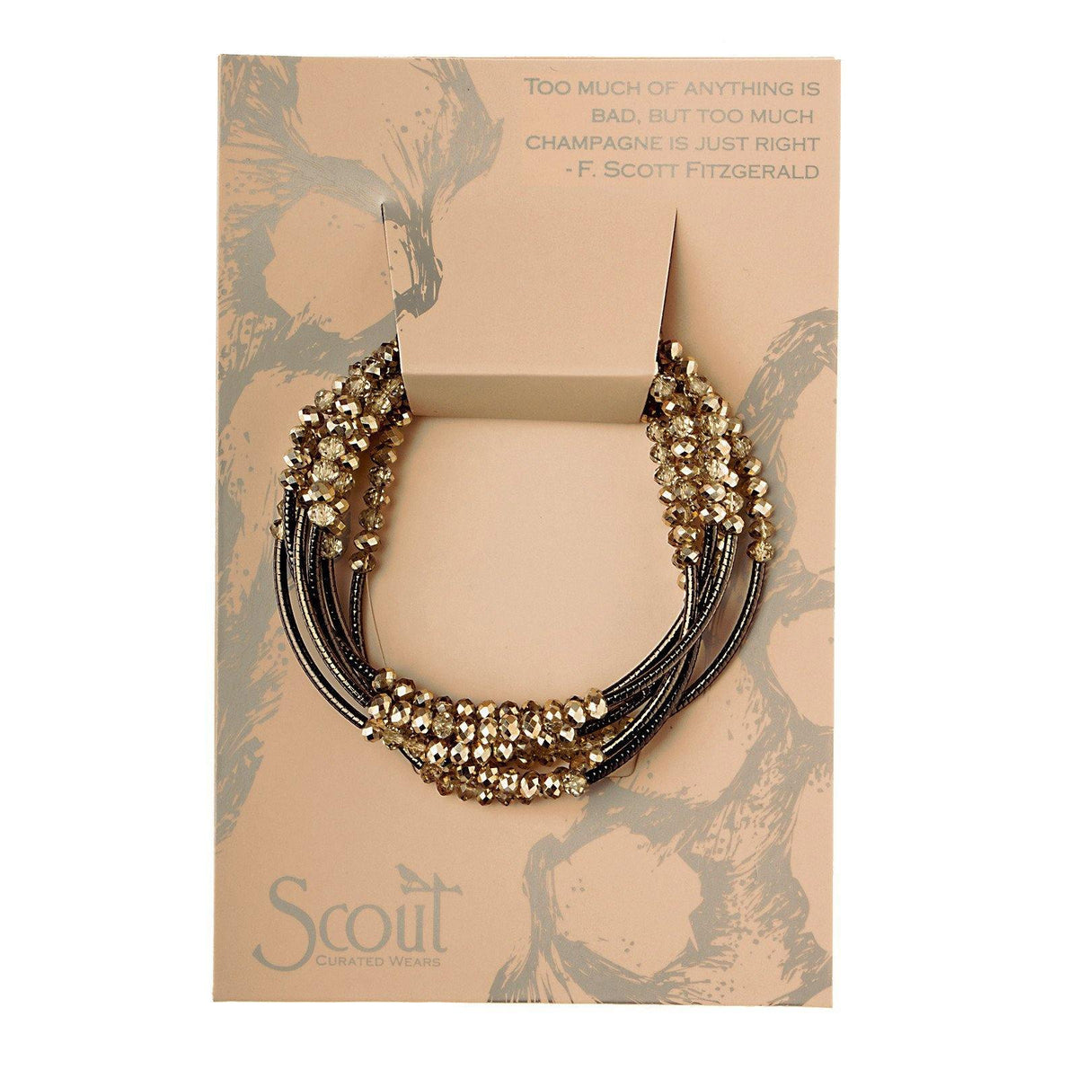 Scout Curated Wears Scout Wrap Champagne / Hematite (1764369858603)