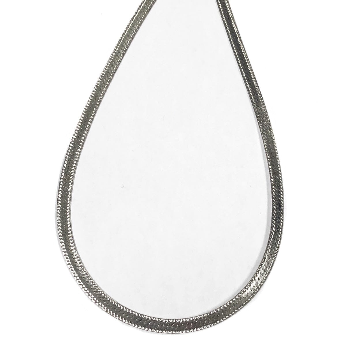 Great Lakes Coin Silver Herringbone Necklace