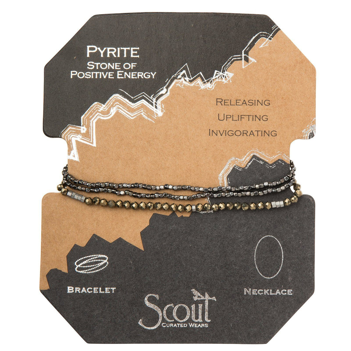 Scout Curated Wears Delicate Stone Pyrite - Stone of Positive Energy (1733244157995)