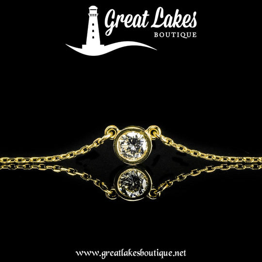 Yellow Gold & Diamond Necklace