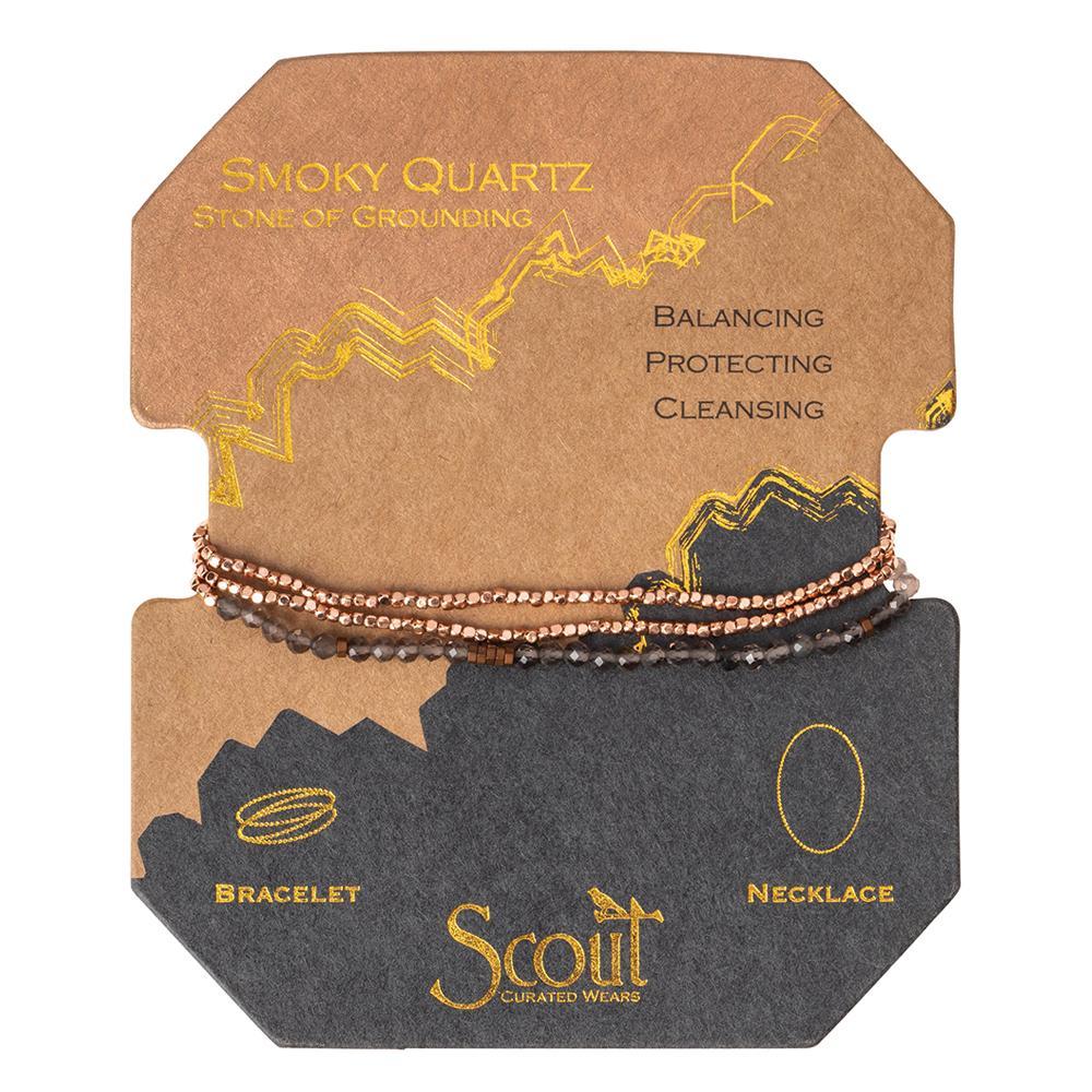 Scout Curated Wears Delicate Stone Smoky Quartz - Stone of Grounding (1733242748971)