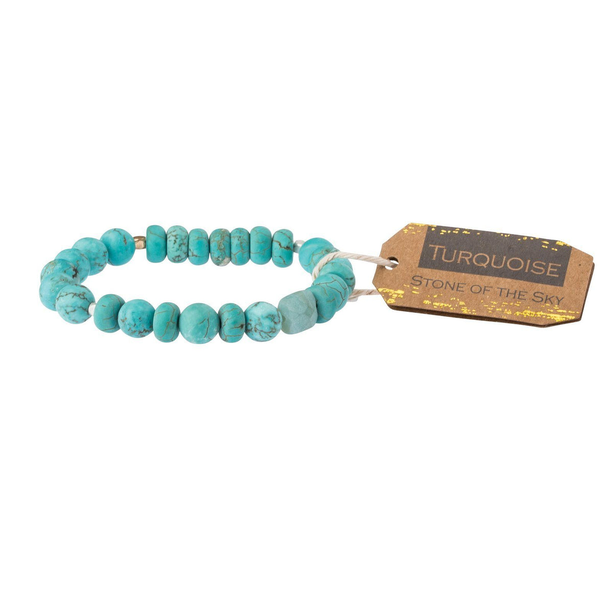 Scout Curated Wears Turquoise Stone Bracelet - Stone of the Sky (1733259264043)