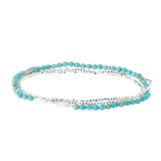 Delicate Stone Turquoise & Silver (Stone of the Sky)