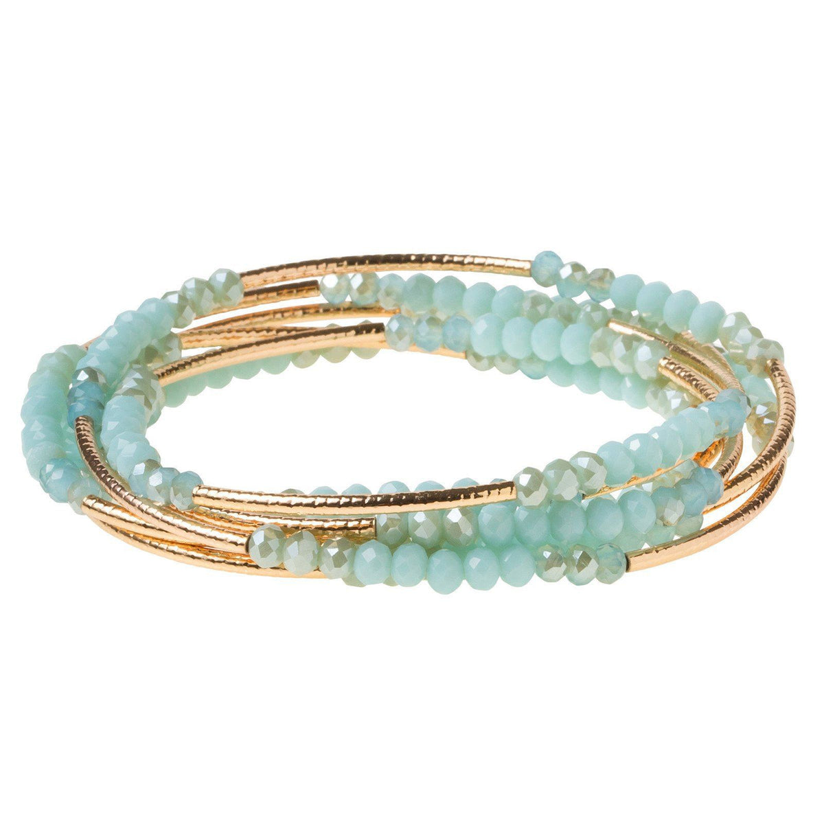 Scout Curated Wears Scout Wrap Turquoise Combo / Gold (1764368482347)